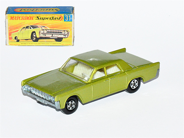 matchbox lincoln continental no 31